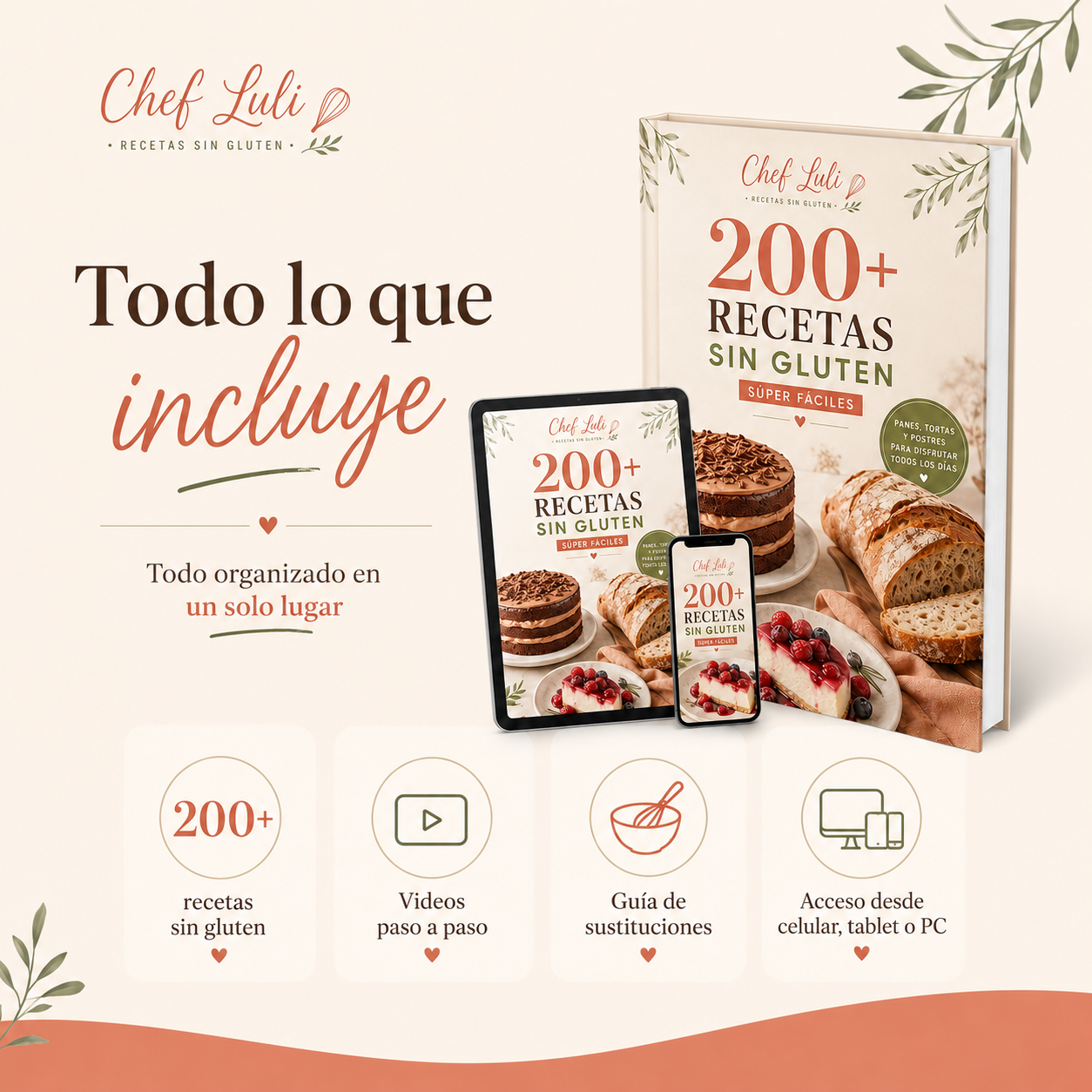 200+ Recetas Sin Gluten para Volver a Disfrutar la Comida